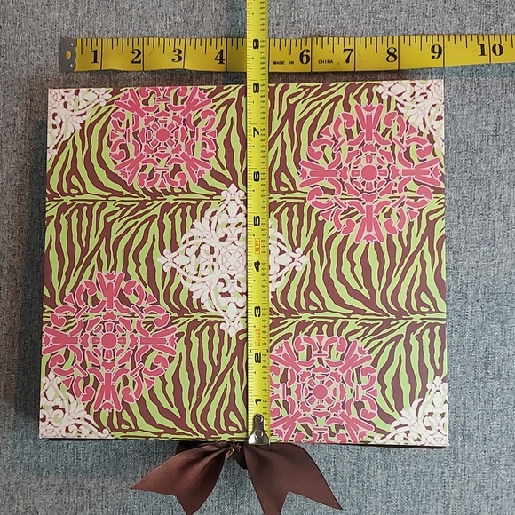Green Pink Brown Animal Print Patterned 4x6 Photo Album Book Binder NWT - Picture 6 of 7